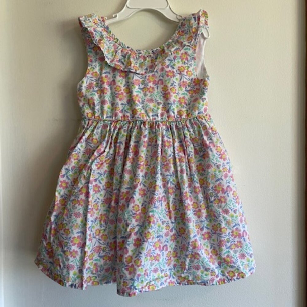 TOMMY BAHAMA Back Bow Sleeveless Lined Floral Sundress 2T